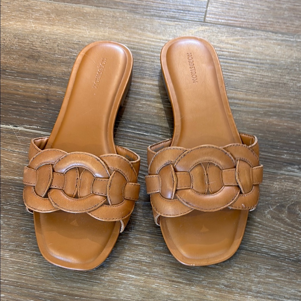 Brown Carolina Slide Nordstrom Brand Women's Sandals